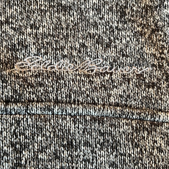 EDDIE BAUER Mens Medium 1/4 Snap Radiator Fleece Pullover Gray Warm Fall EUC - Picture 11 of 12